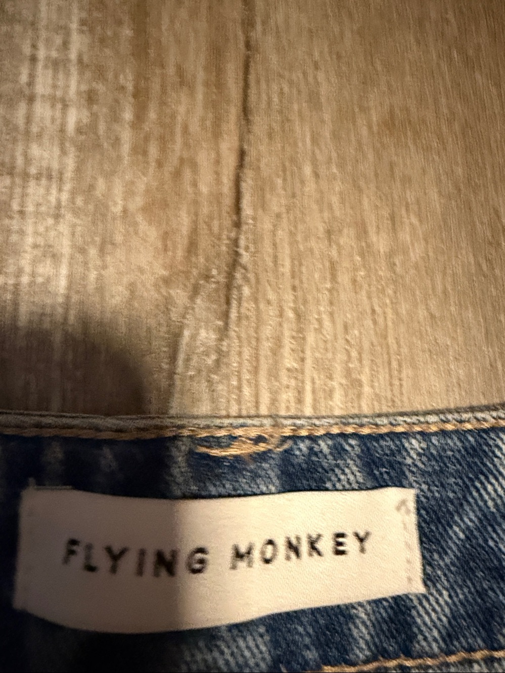 Flying Monkey Distressed Ultra High Rise Straight - Picture 2 of 9